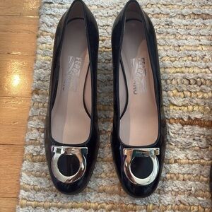 Salvatore Ferragamo patent leather shoes in 8.5